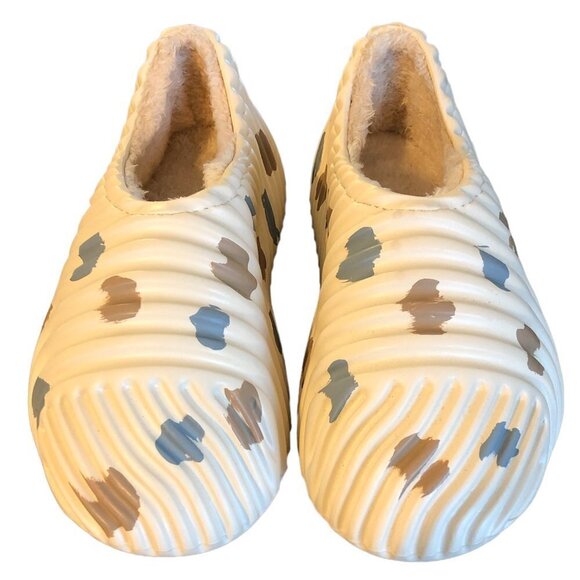 ENZO FOOTWEAR Cloud Quill Slippers Women's Size US 10 Cream Cloud Quill Shoes - Picture 1 of 12